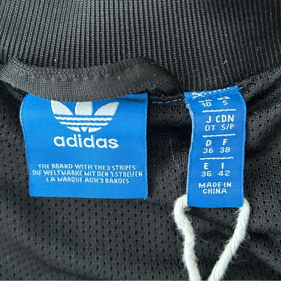 Adidas Originals black trefoil full zip track jacket‎ - Picture 6 of 9